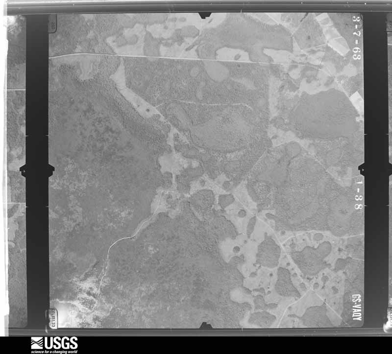 U.S. Geological Survey aerial photograph, 1963-03-07, scale 1:24000