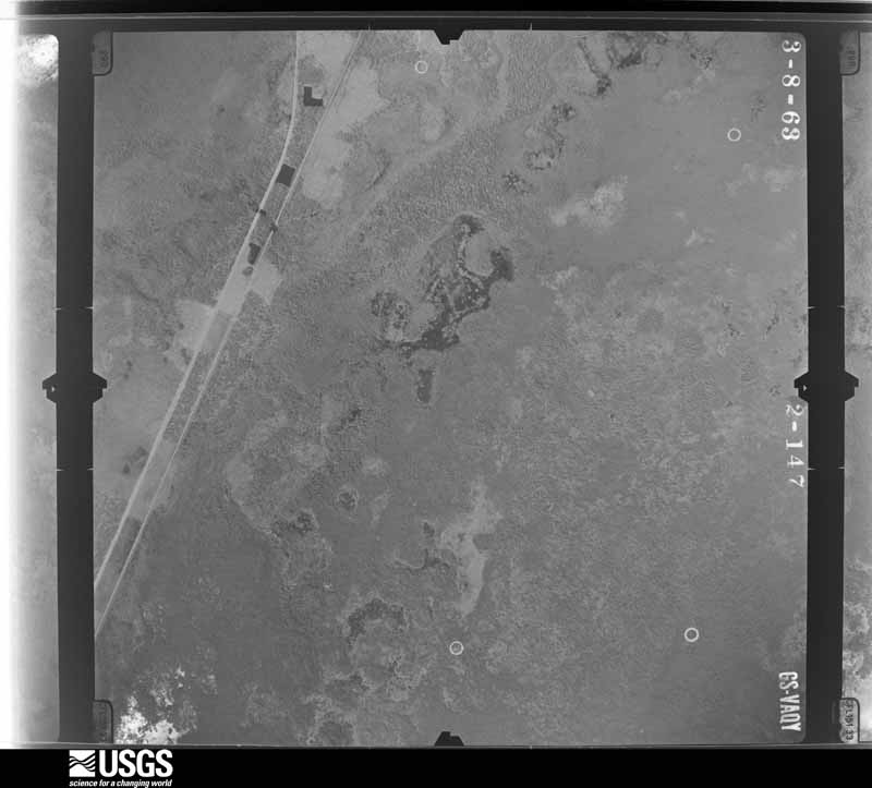 U.S. Geological Survey aerial photograph, 1963-03-08, scale 1:24000
