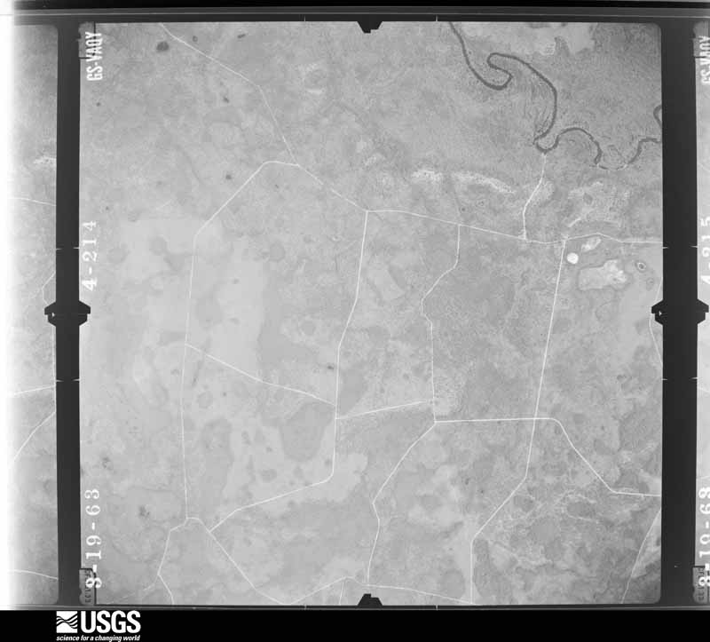 U.S. Geological Survey aerial photograph, 1963-03-19, scale 1:24000