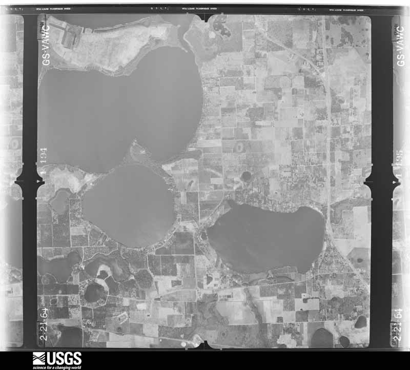 U.S. Geological Survey aerial photograph, 1964-02-21, scale 1:24000