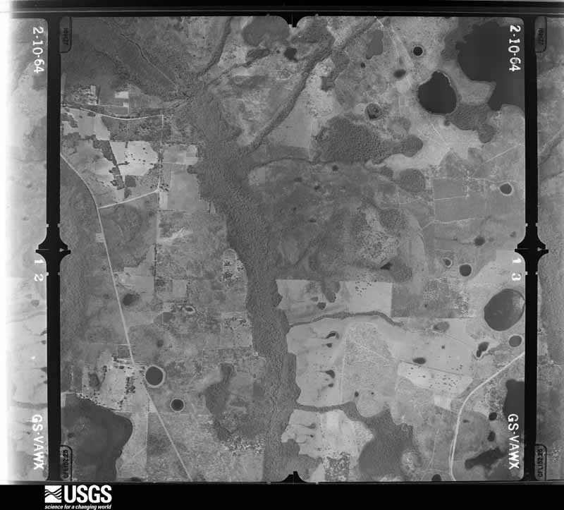 U.S. Geological Survey aerial photograph, 1964-02-10, scale 1:24000
