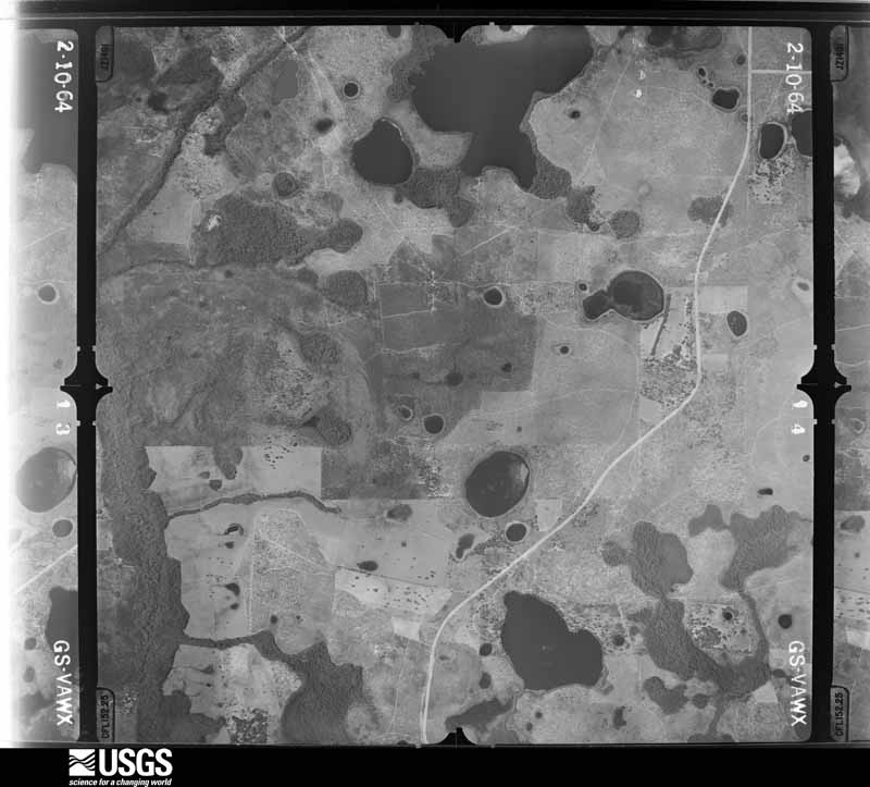 U.S. Geological Survey aerial photograph, 1964-02-10, scale 1:24000