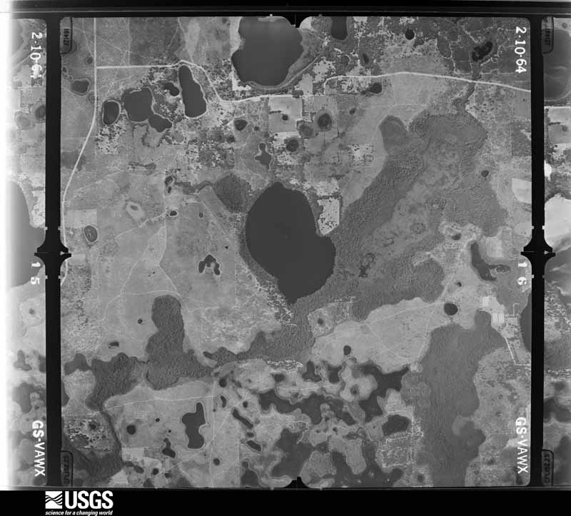 U.S. Geological Survey aerial photograph, 1964-02-10, scale 1:24000