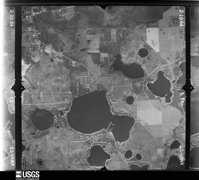 U.S. Geological Survey aerial photograph, 1964-02-10, scale 1:24000