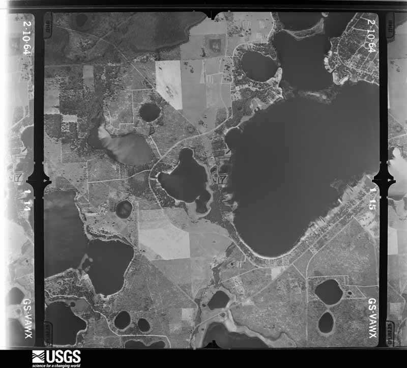 U.S. Geological Survey aerial photograph, 1964-02-10, scale 1:24000