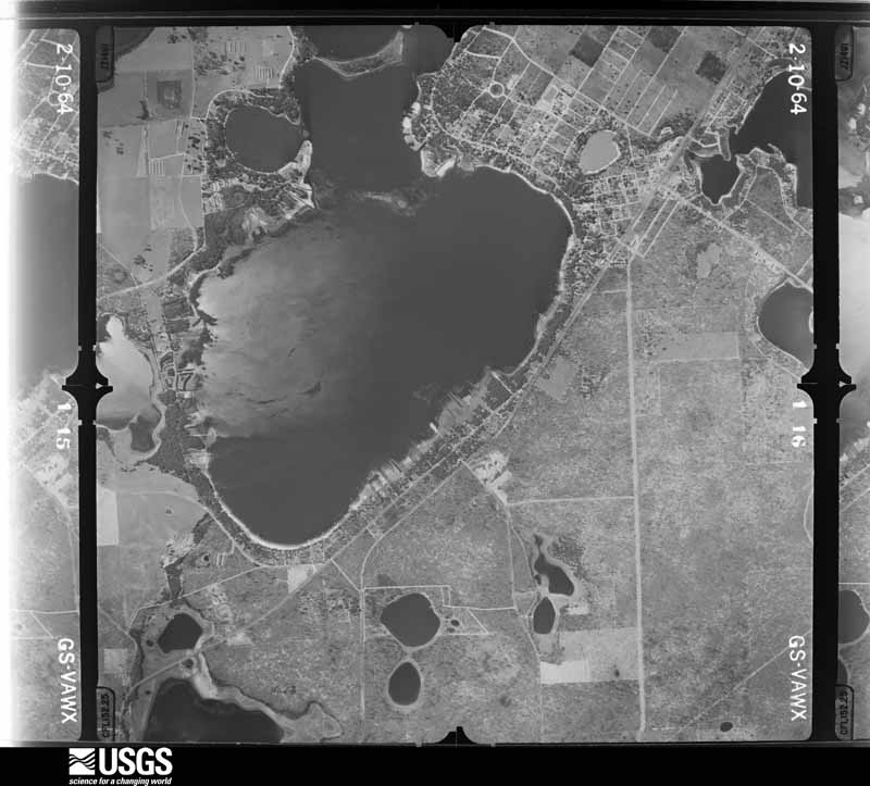 U.S. Geological Survey aerial photograph, 1964-02-10, scale 1:24000