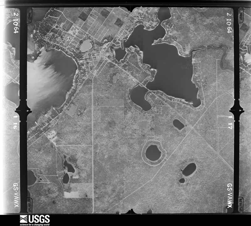 U.S. Geological Survey aerial photograph, 1964-02-10, scale 1:24000