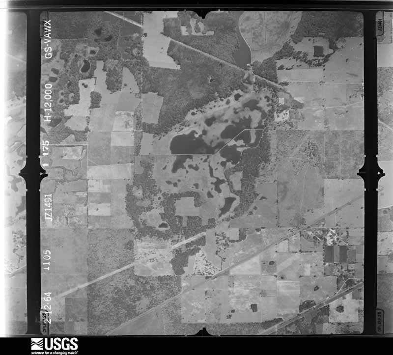 U.S. Geological Survey aerial photograph, 1964-02-12, scale 1:24000