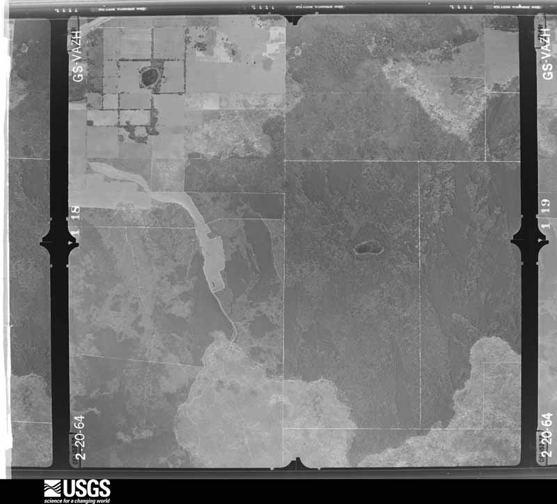 U.S. Geological Survey aerial photograph, 1964-02-20, scale 1:24000