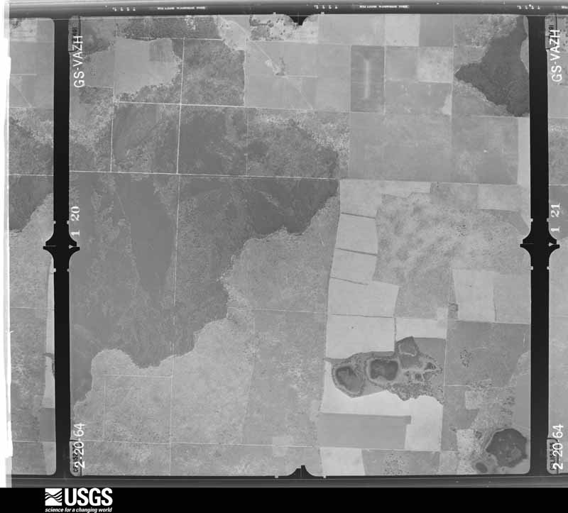 U.S. Geological Survey aerial photograph, 1964-02-20, scale 1:24000
