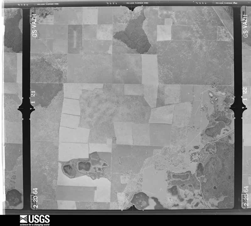 U.S. Geological Survey aerial photograph, 1964-02-20, scale 1:24000