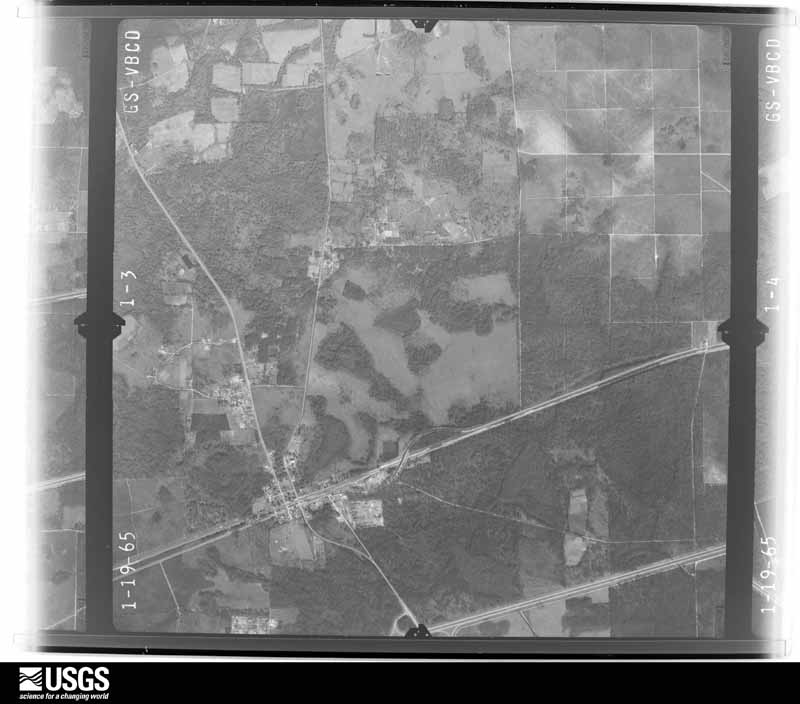 U.S. Geological Survey aerial photograph, 1965-01-19, scale 1:24000