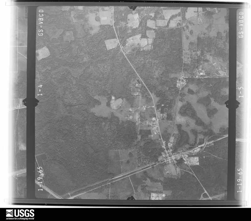 U.S. Geological Survey aerial photograph, 1965-01-19, scale 1:24000