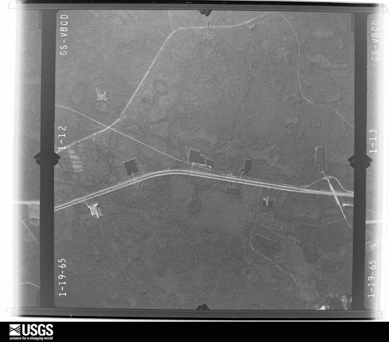 U.S. Geological Survey aerial photograph, 1965-01-19, scale 1:24000