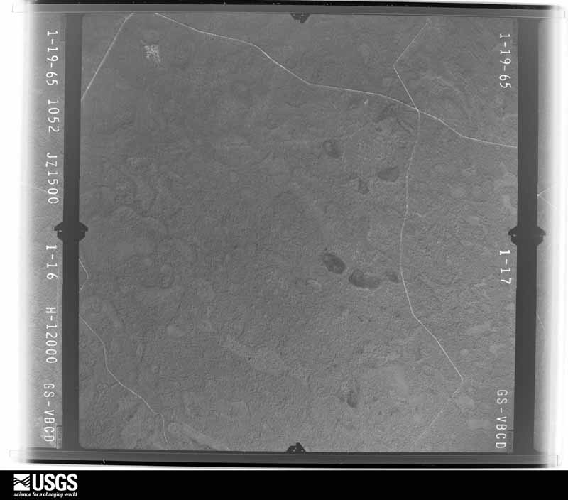 U.S. Geological Survey aerial photograph, 1965-01-19, scale 1:24000