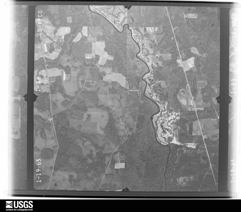 U.S. Geological Survey aerial photograph, 1965-01-19, scale 1:24000