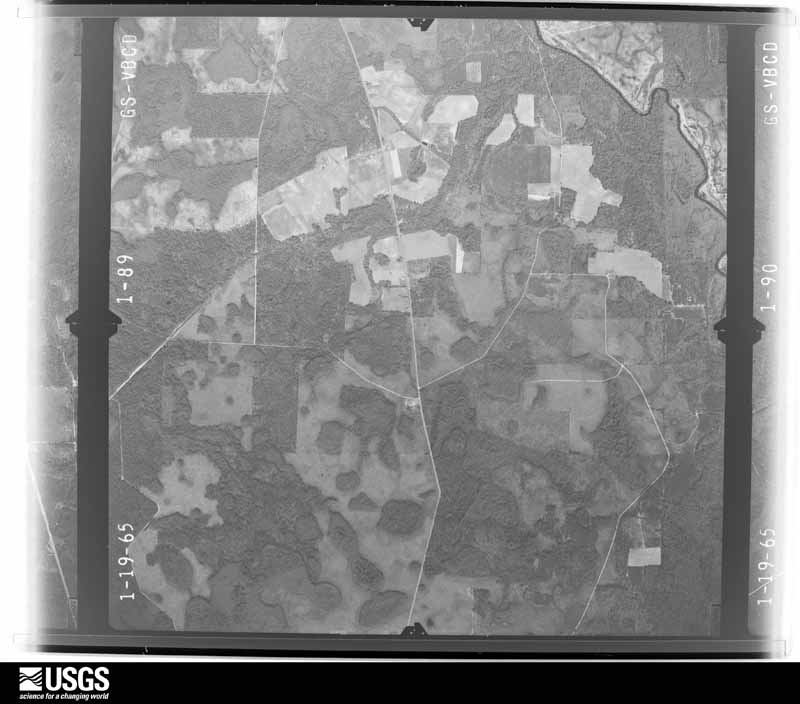 U.S. Geological Survey aerial photograph, 1965-01-19, scale 1:24000