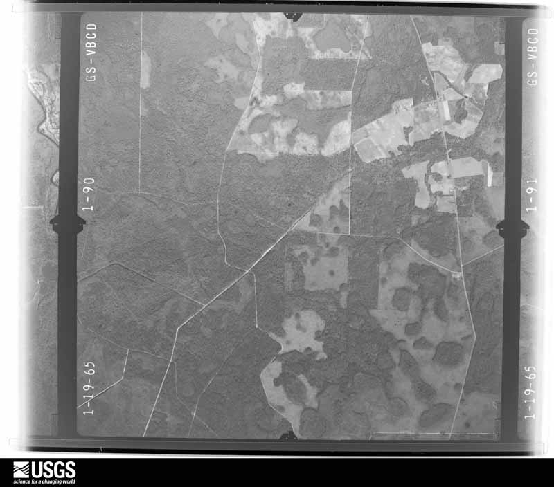 U.S. Geological Survey aerial photograph, 1965-01-19, scale 1:24000