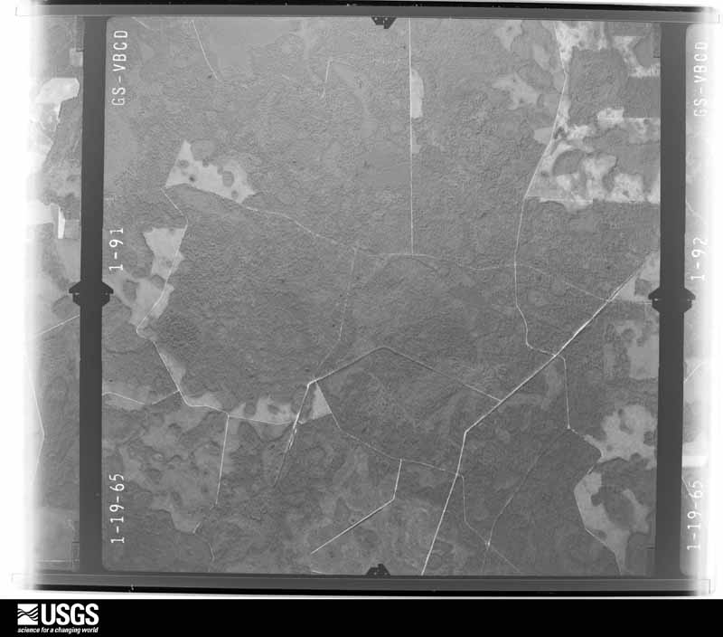U.S. Geological Survey aerial photograph, 1965-01-19, scale 1:24000