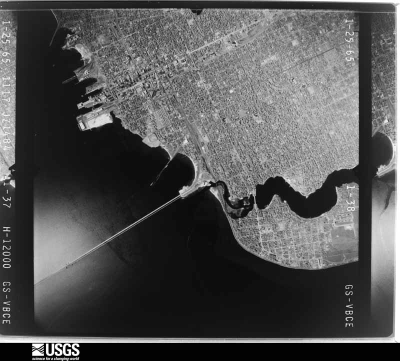 U.S. Geological Survey aerial photograph, 1965-01-25, scale 1:24000