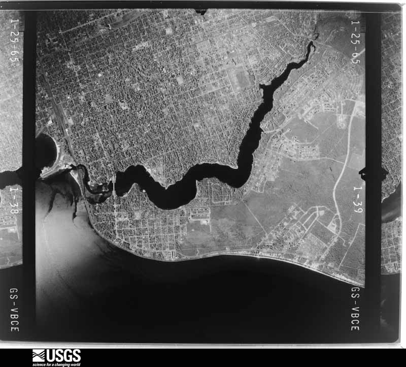U.S. Geological Survey aerial photograph, 1965-01-25, scale 1:24000