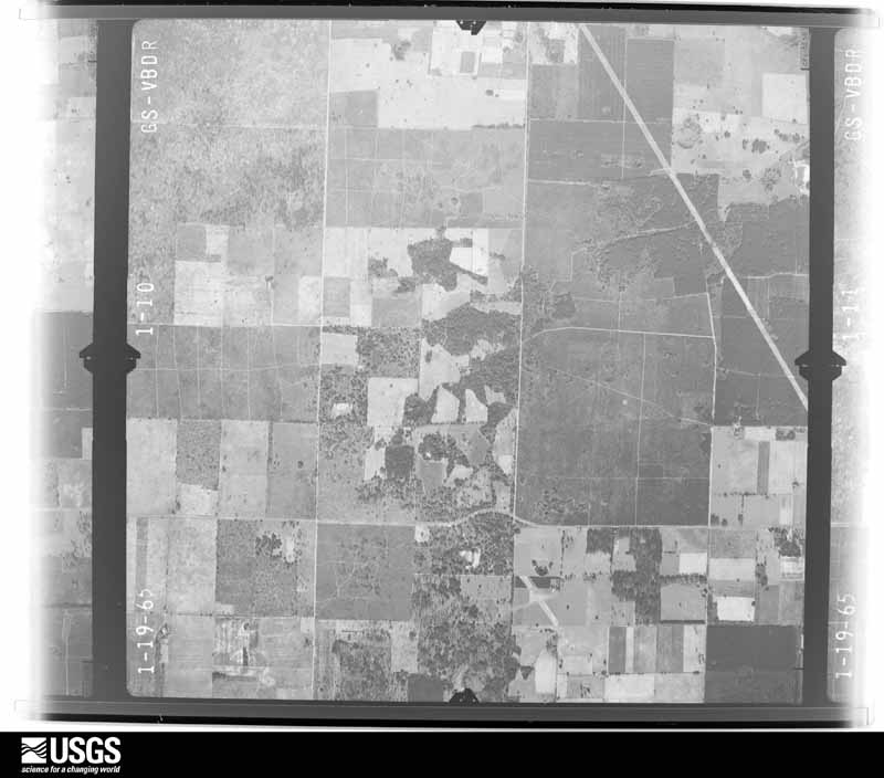 U.S. Geological Survey aerial photograph, 1965-01-19, scale 1:24000