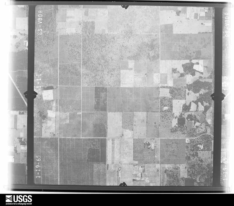U.S. Geological Survey aerial photograph, 1965-01-19, scale 1:24000