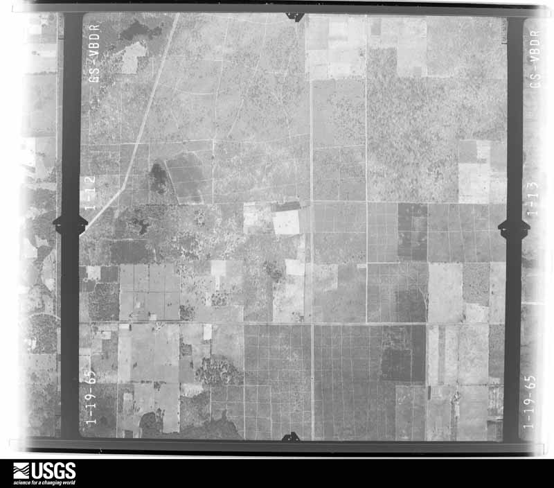 U.S. Geological Survey aerial photograph, 1965-01-19, scale 1:24000
