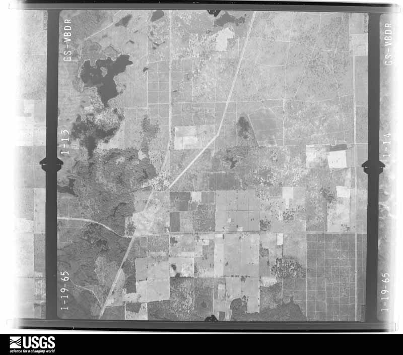 U.S. Geological Survey aerial photograph, 1965-01-19, scale 1:24000