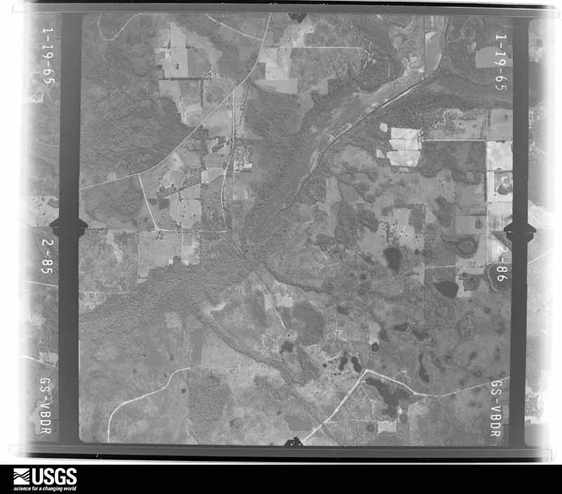 U.S. Geological Survey aerial photograph, 1965-01-19, scale 1:24000