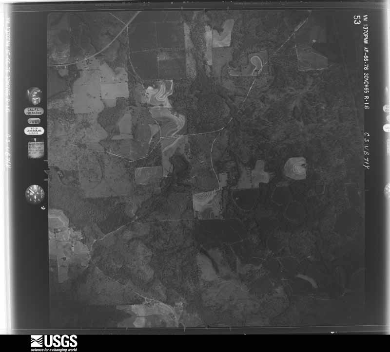 U.S. Geological Survey aerial photograph, 1965-11-30, scale 1:20000