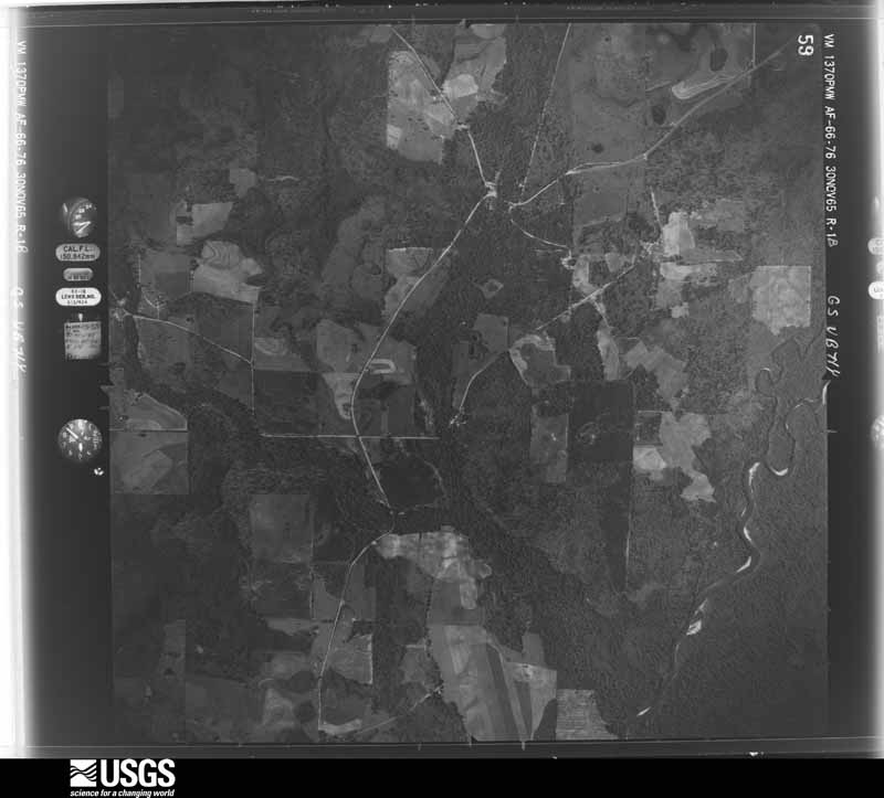 U.S. Geological Survey aerial photograph, 1965-11-30, scale 1:20000