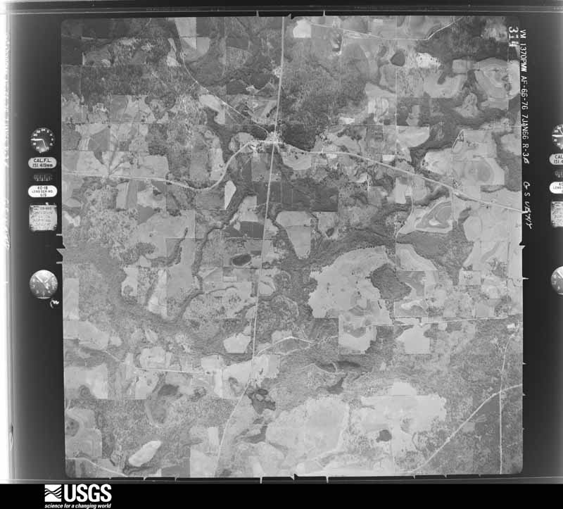 U.S. Geological Survey aerial photograph, 1966-01-07, scale 1:20000