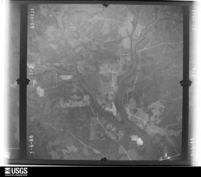 U.S. Geological Survey aerial photograph, 1966-03-06, scale 1:24000