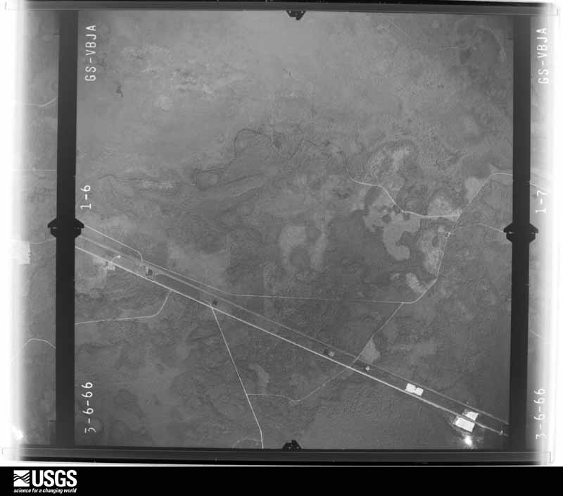 U.S. Geological Survey aerial photograph, 1966-03-06, scale 1:24000