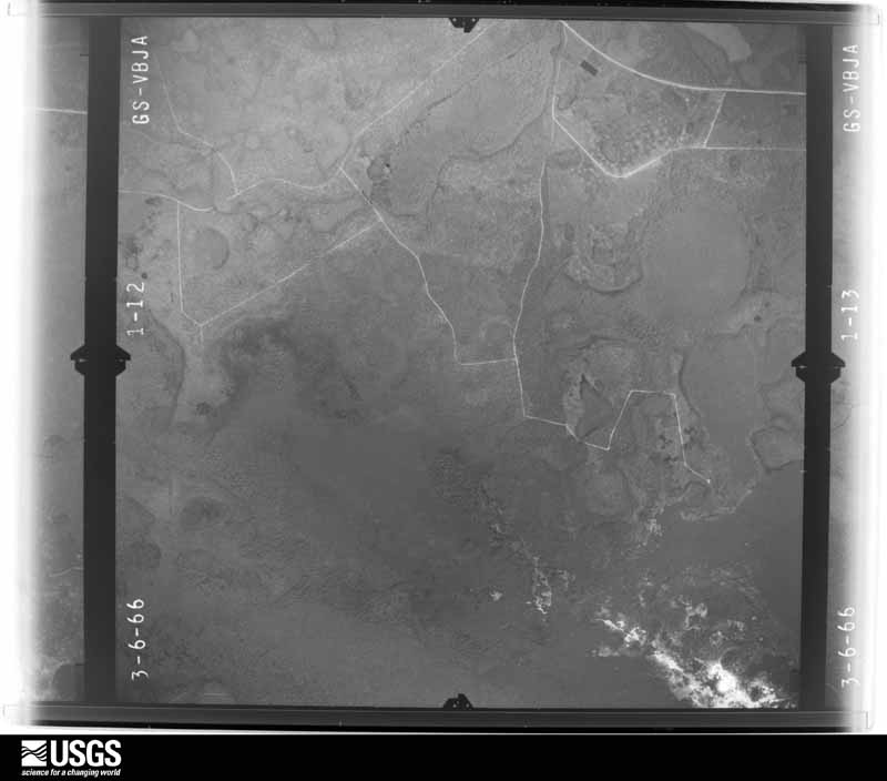 U.S. Geological Survey aerial photograph, 1966-03-06, scale 1:24000