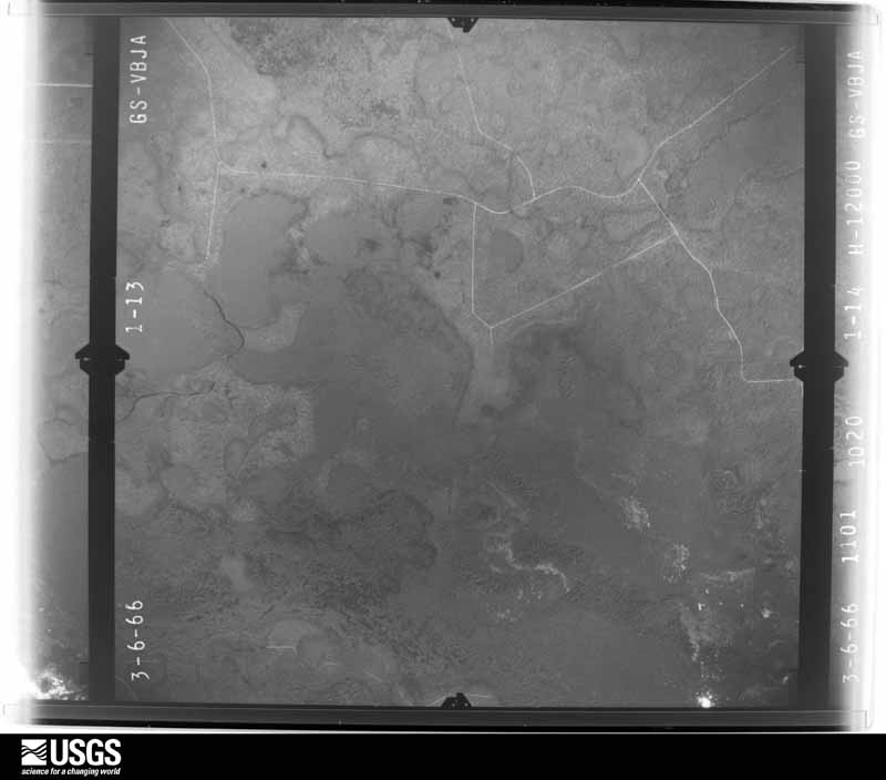 U.S. Geological Survey aerial photograph, 1966-03-06, scale 1:24000
