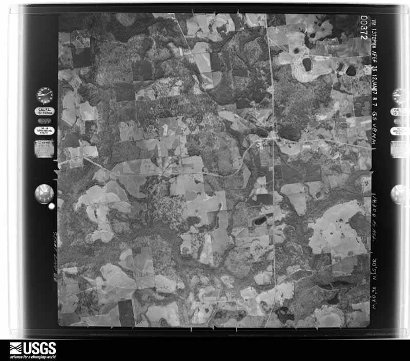 U.S. Geological Survey aerial photograph, 1967-01-12, scale 1:28600