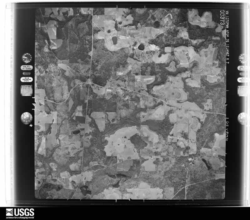 U.S. Geological Survey aerial photograph, 1967-01-12, scale 1:28600