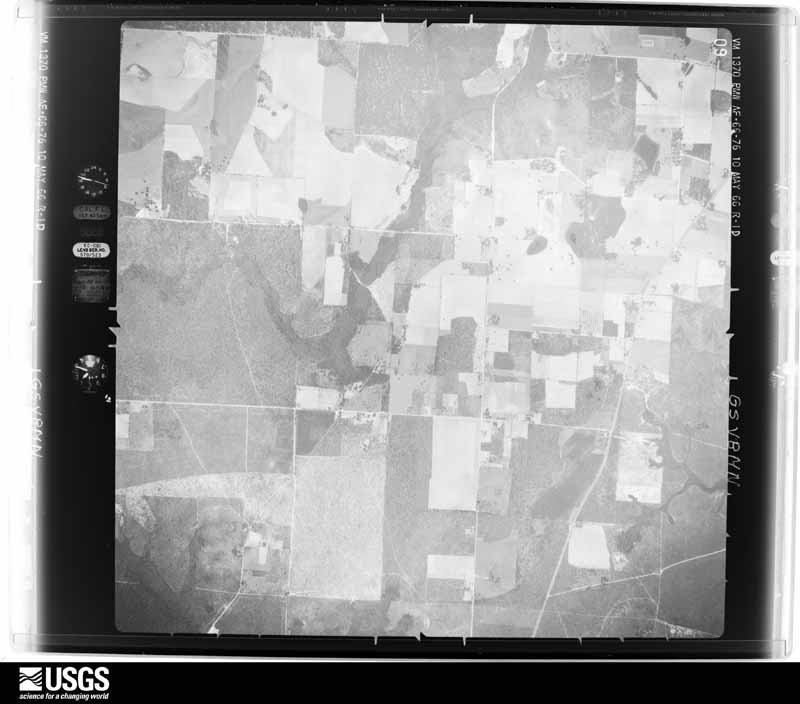 U.S. Geological Survey aerial photograph, 1966-05-10, scale 1:24300