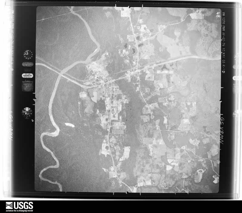 U.S. Geological Survey aerial photograph, 1966-05-10, scale 1:24300