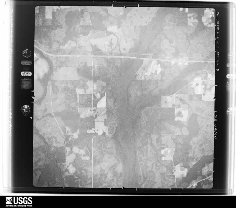 U.S. Geological Survey aerial photograph, 1966-05-10, scale 1:24300