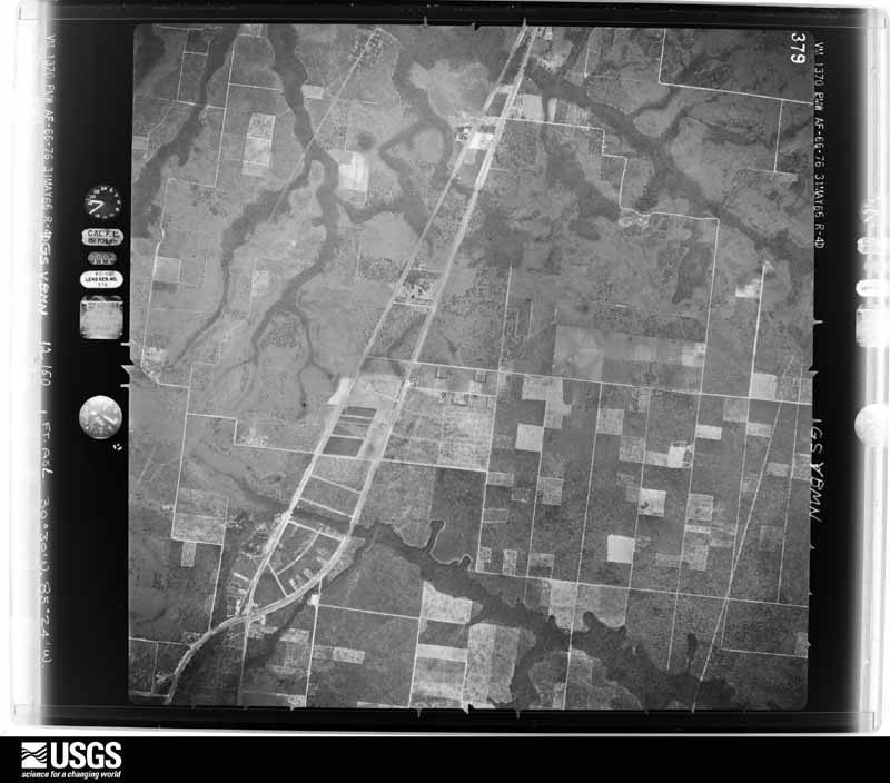 U.S. Geological Survey aerial photograph, 1966-05-31, scale 1:24300