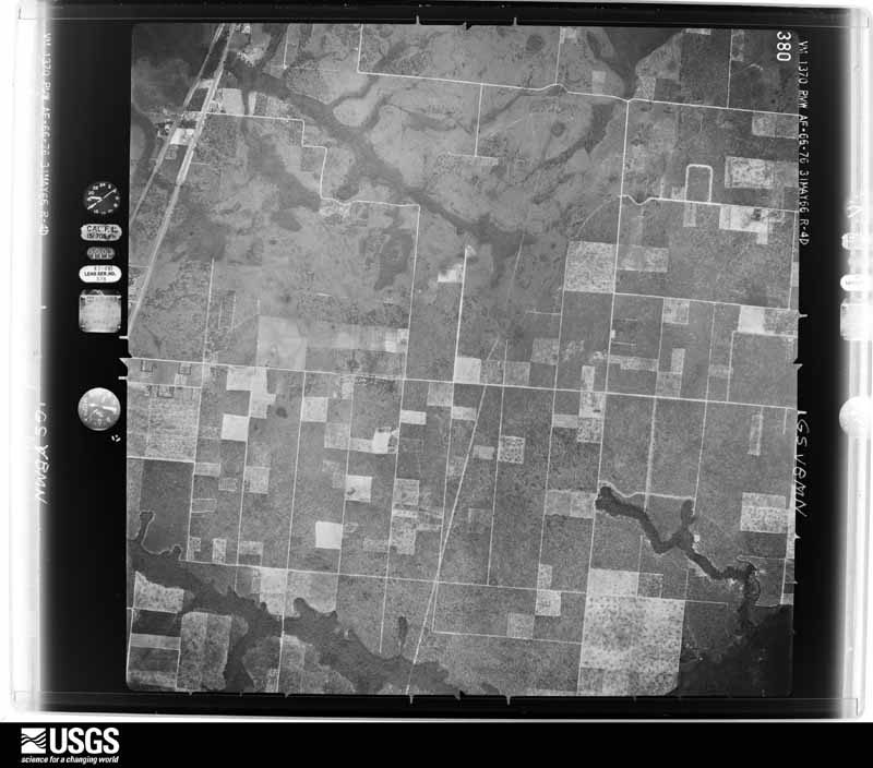 U.S. Geological Survey aerial photograph, 1966-05-31, scale 1:24300
