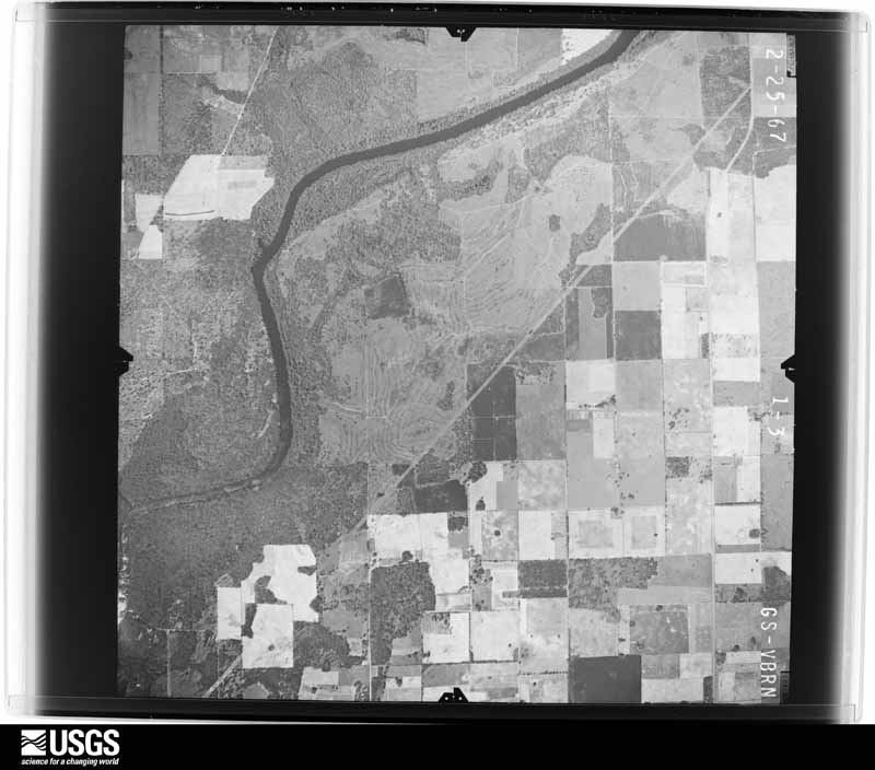 U.S. Geological Survey aerial photograph, 1967-02-25, scale 1:24000