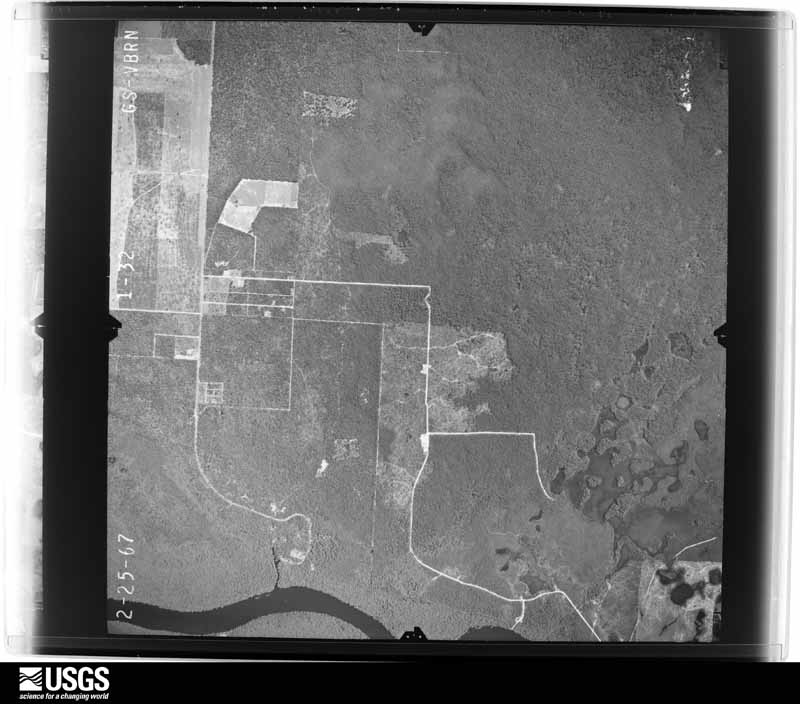 U.S. Geological Survey aerial photograph, 1967-02-25, scale 1:24000