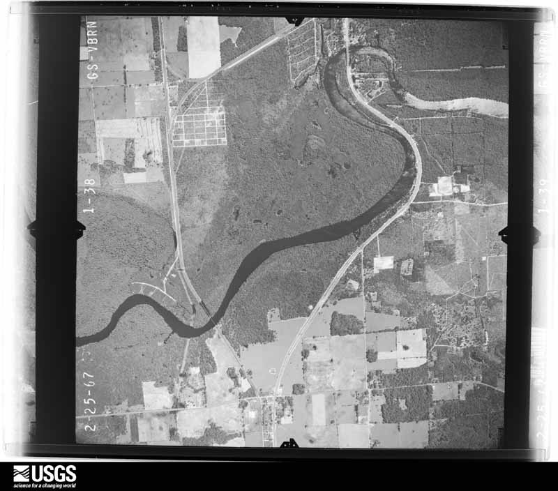 U.S. Geological Survey aerial photograph, 1967-02-25, scale 1:24000
