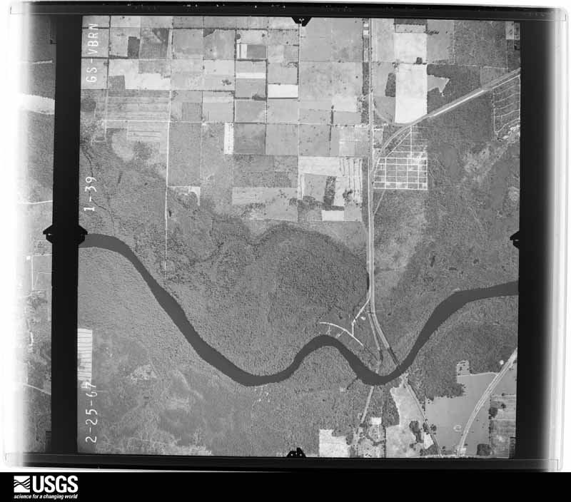 U.S. Geological Survey aerial photograph, 1967-02-25, scale 1:24000