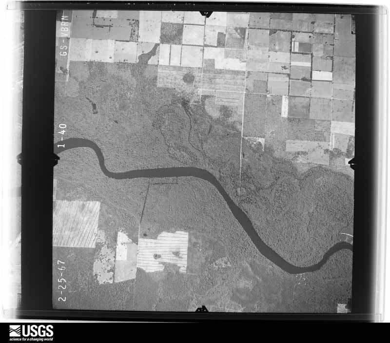 U.S. Geological Survey aerial photograph, 1967-02-25, scale 1:24000