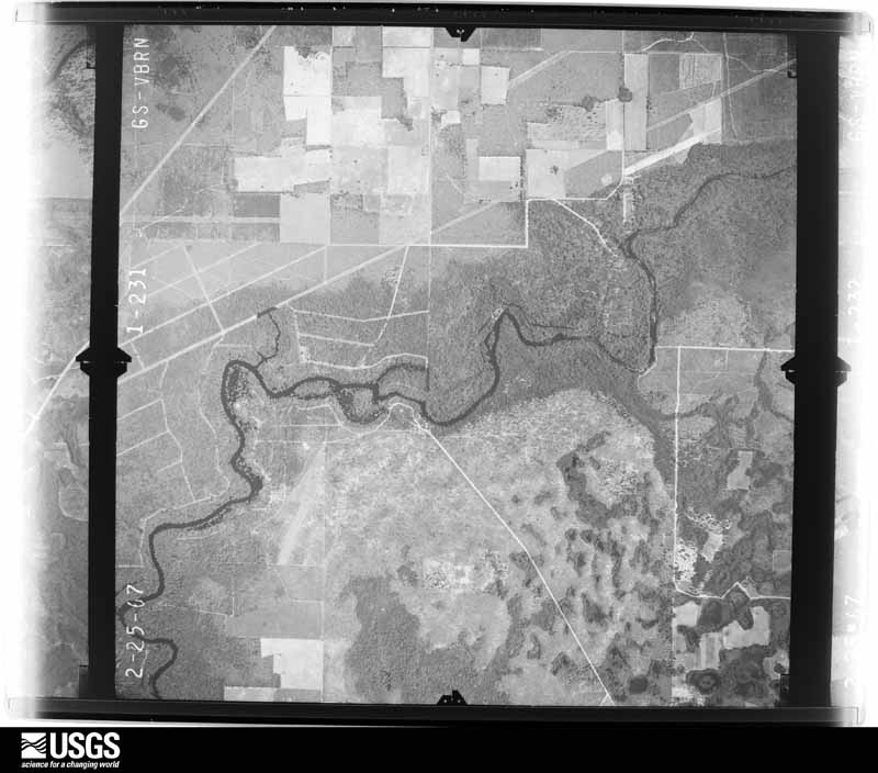 U.S. Geological Survey aerial photograph, 1967-02-25, scale 1:24000